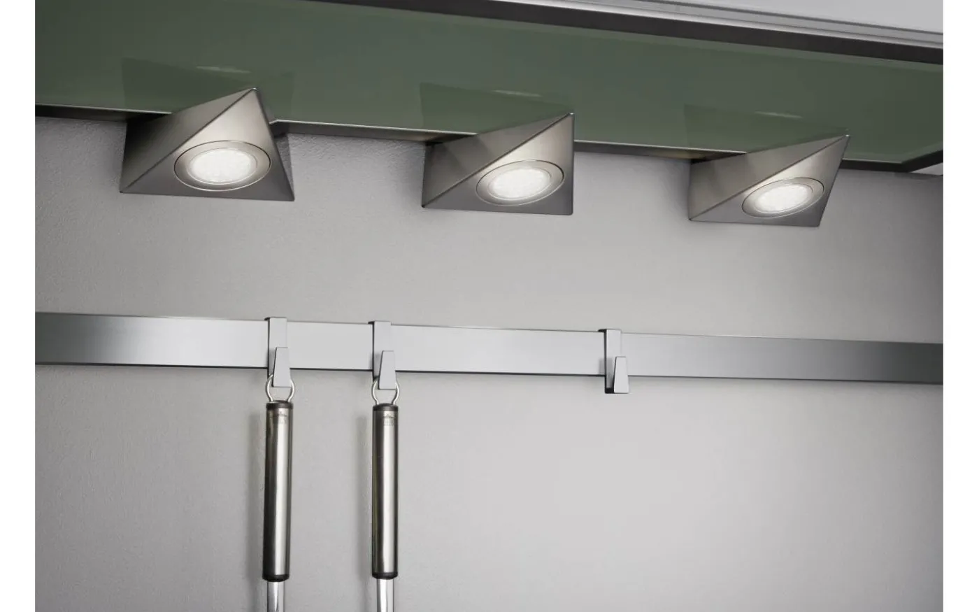 Ecco LED Bänkbelysning 3-st Matt Nickel