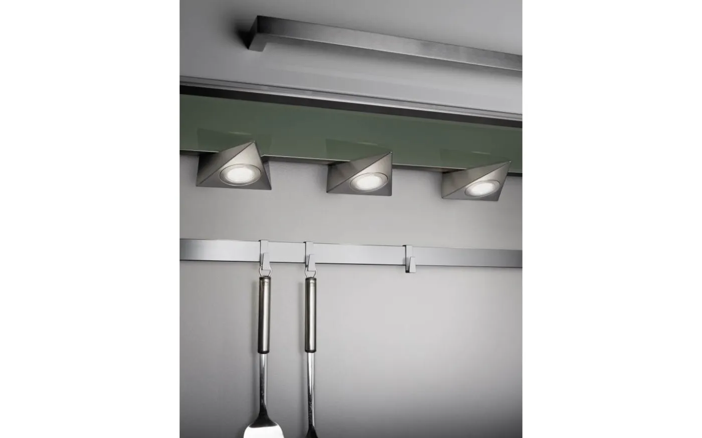 Ecco LED Bänkbelysning 3-st Matt Nickel