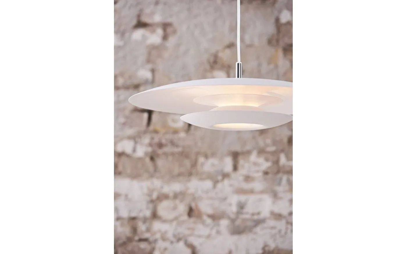 Eclipse Taklampa 43cm Vit