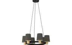 Stora Taklampor Ø70-150 Cm<Eglo Edale Taklampa 70cm Natur