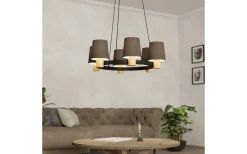 Stora Taklampor Ø70-150 Cm<Eglo Edale Taklampa 70cm Natur