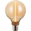 Edge LED E27 Glob 95mm Amber 1800K 65lm 2W(10W)