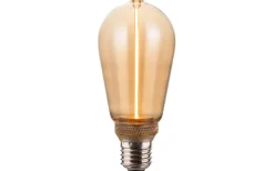 PR Home Edge LED E27 Lyktlampa Amber 1800K 65lm 2W(10W)* Dekorativa Ljuskällor E27