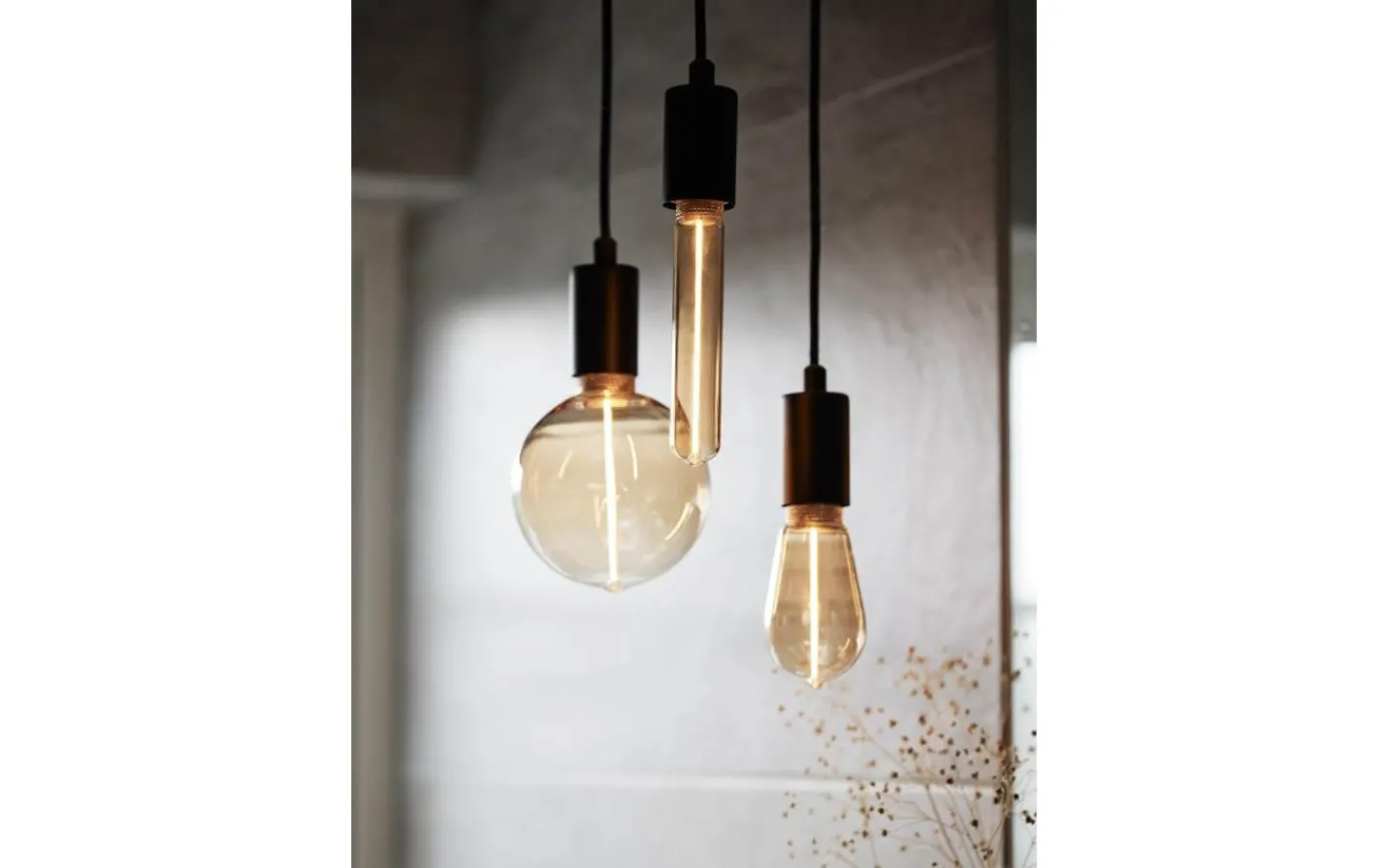 PR Home Edge LED E27 Lyktlampa Amber 1800K 65lm 2W(10W)* Dekorativa Ljuskällor E27