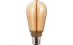 PR Home Edge LED E27 Lyktlampa Amber 1800K 65lm 2W(10W)* Dekorativa Ljuskällor E27