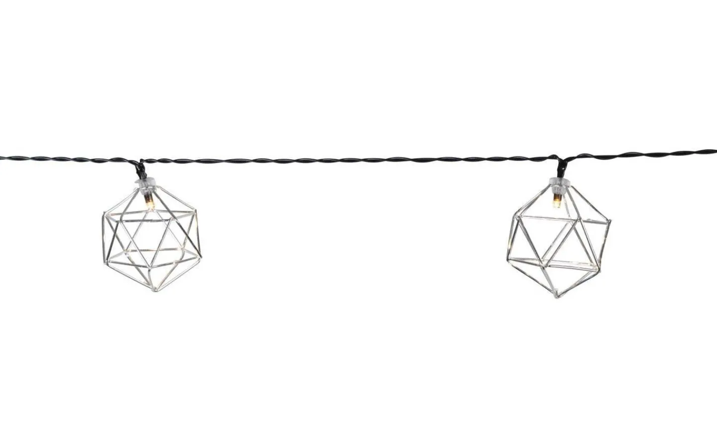 Julpynt Inomhus|Partyslingor Inomhus 230V<Star Trading Edge Ljusslinga 2,3m Krom Inomhus