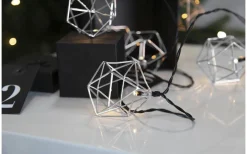 Julpynt Inomhus|Partyslingor Inomhus 230V<Star Trading Edge Ljusslinga 2,3m Krom Inomhus