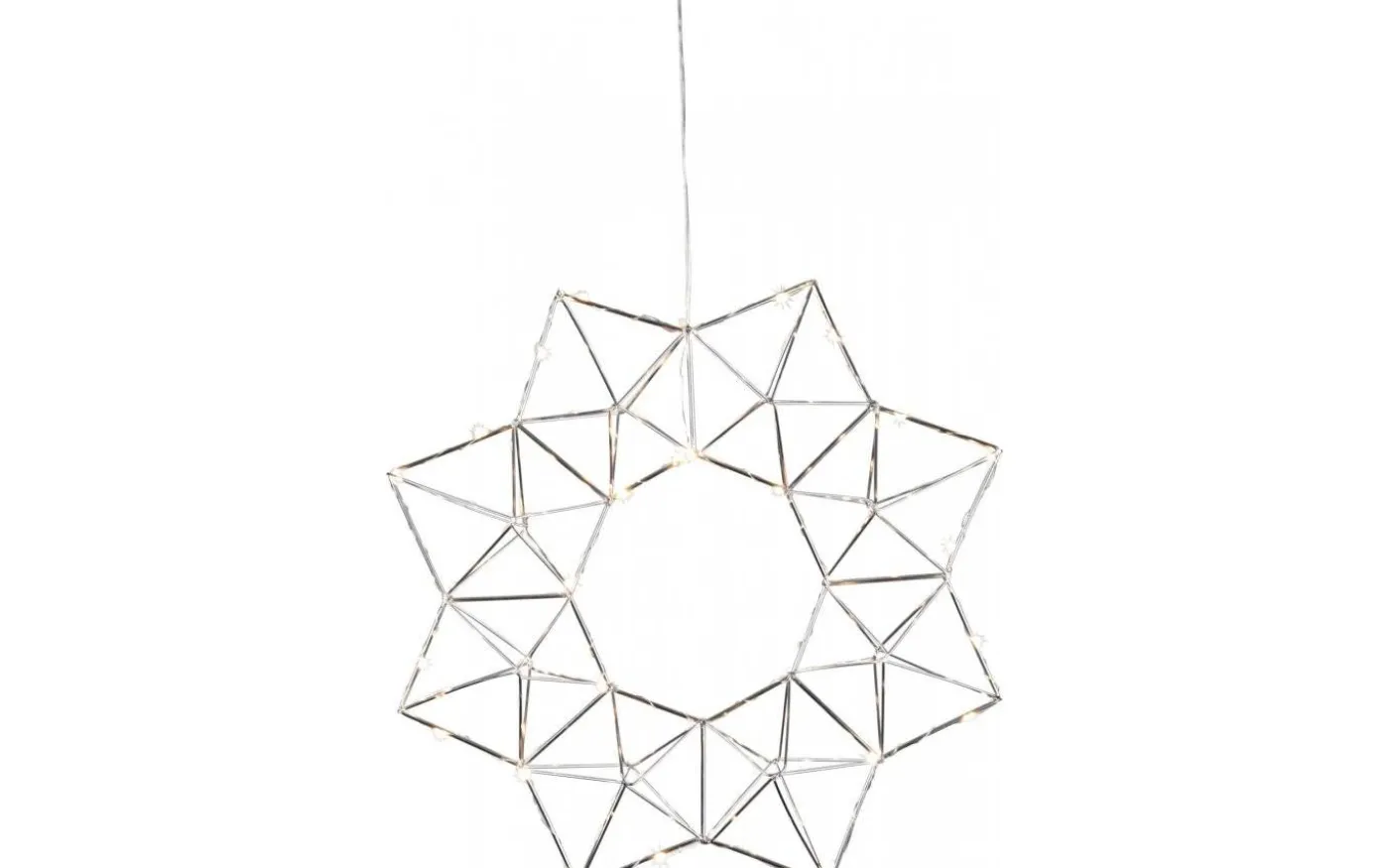 Edge Metallstjärna 40cm Krom