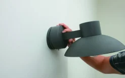 Utomhusarmaturer, Stolpar|Vägglampor Utomhus<Malmbergs Edsvik Väggarmatur Mörkgrå IP54