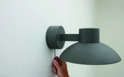 Utomhusarmaturer, Stolpar|Vägglampor Utomhus<Malmbergs Edsvik Väggarmatur Mörkgrå IP54