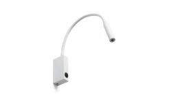 Rendl Eke Vägglampa Vit LED 3W 3000K* Sovrum|Läslampor