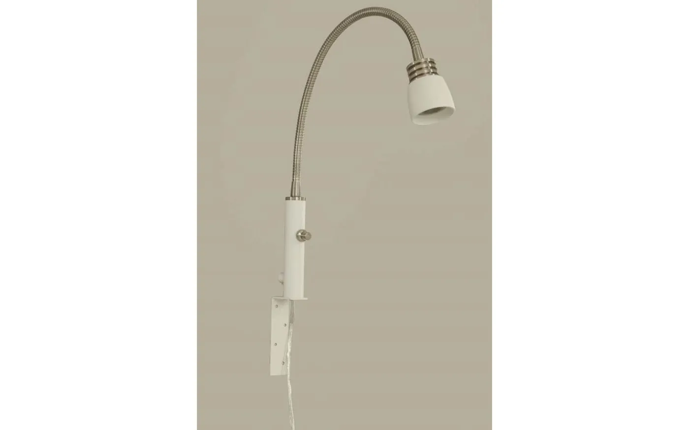 Eketorp Sänglampa LED 3W 2700K Vit/Stål