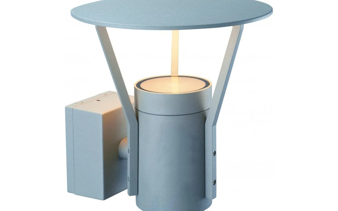 Utomhusarmaturer, Stolpar|Upp Eller Nedljus Lampor<Malmbergs Eklof IV Väggarmatur LED Silver IP54