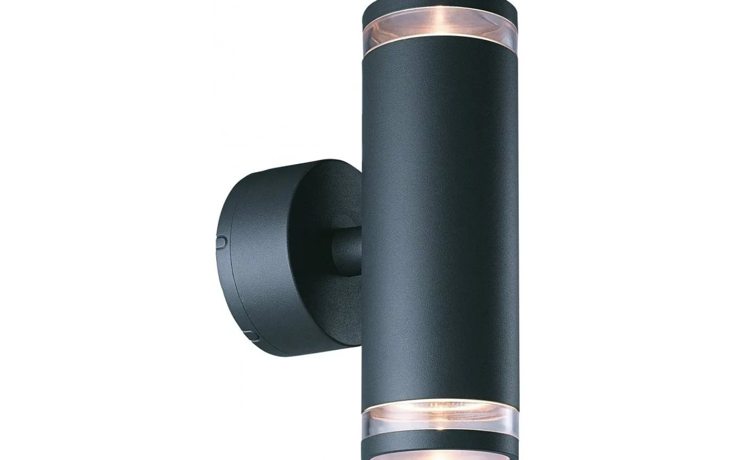 Malmbergs Eklof Väggarmatur LED 2x8W Mörkgrå IP54* Utomhusarmaturer, Stolpar|Upp & Nedljus Lampor