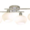 Aneta Elba Plafond 60cm Krom/Opalvit IP44* Badrumslampor Tak|Plafonder