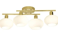 Aneta Elba Plafond 60cm Matt Mässing/Opalvit IP44* Badrumslampor Tak|Plafonder