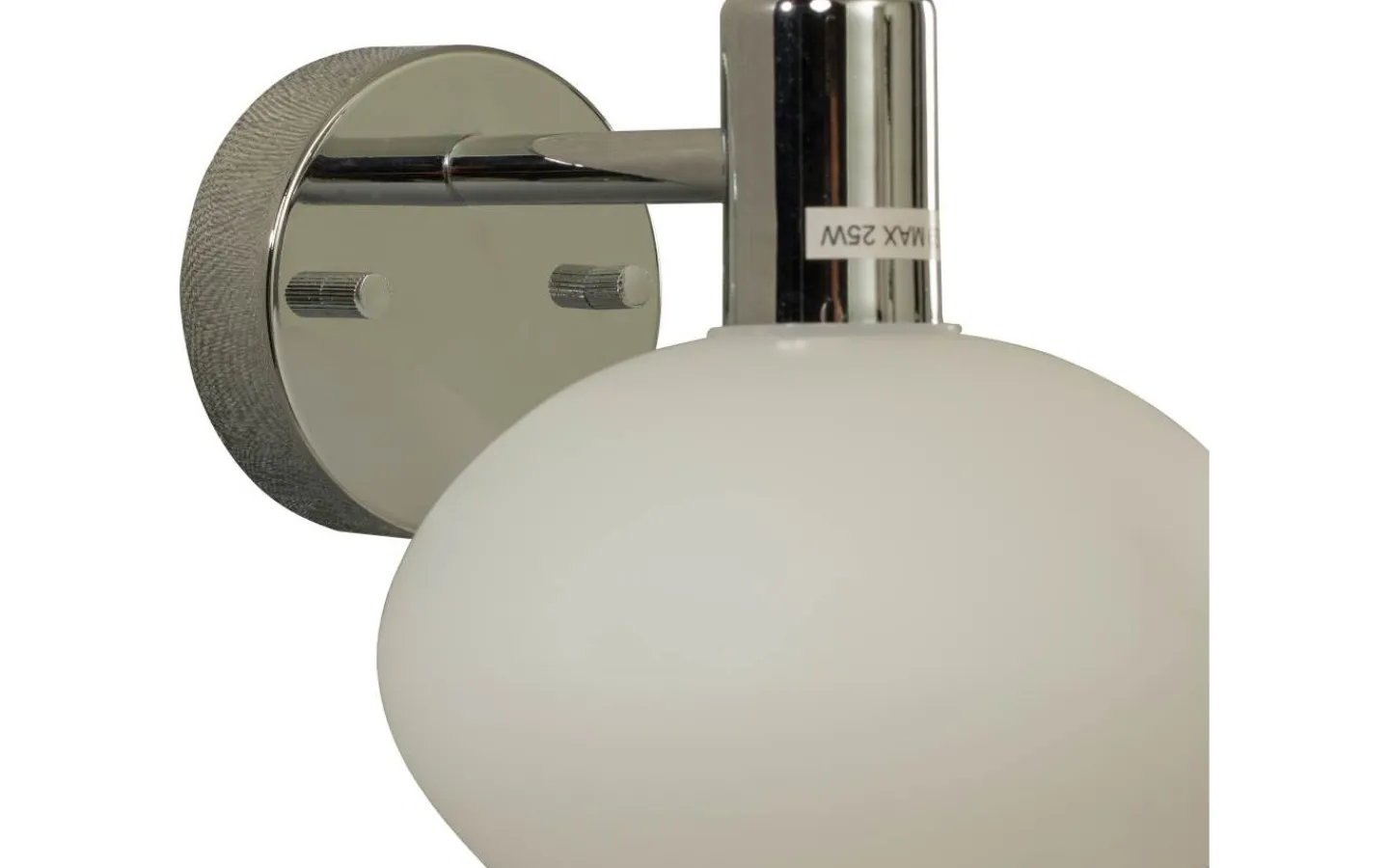 Aneta Elba Vägglampa Krom/Opalvit IP44* Badrumslampor Vägg