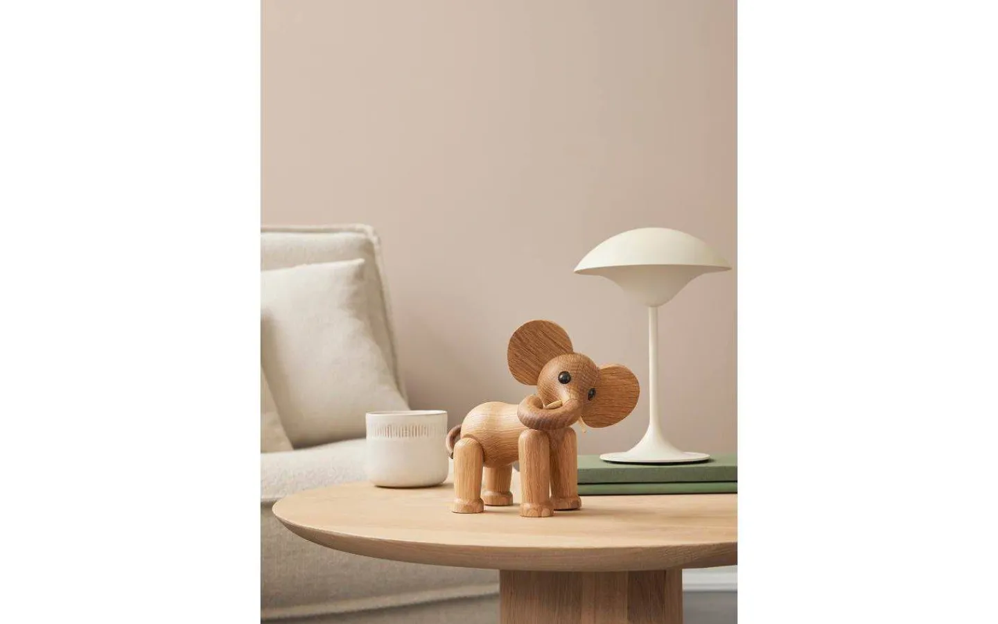 Spring Copenhagen Elefant Ollie Trädekoration 15cm Ek/Lönn* Trädekorationer