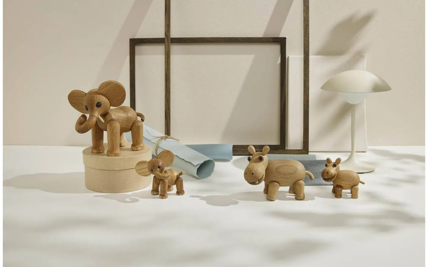 Spring Copenhagen Elefant Ollie Trädekoration 15cm Ek/Lönn* Trädekorationer