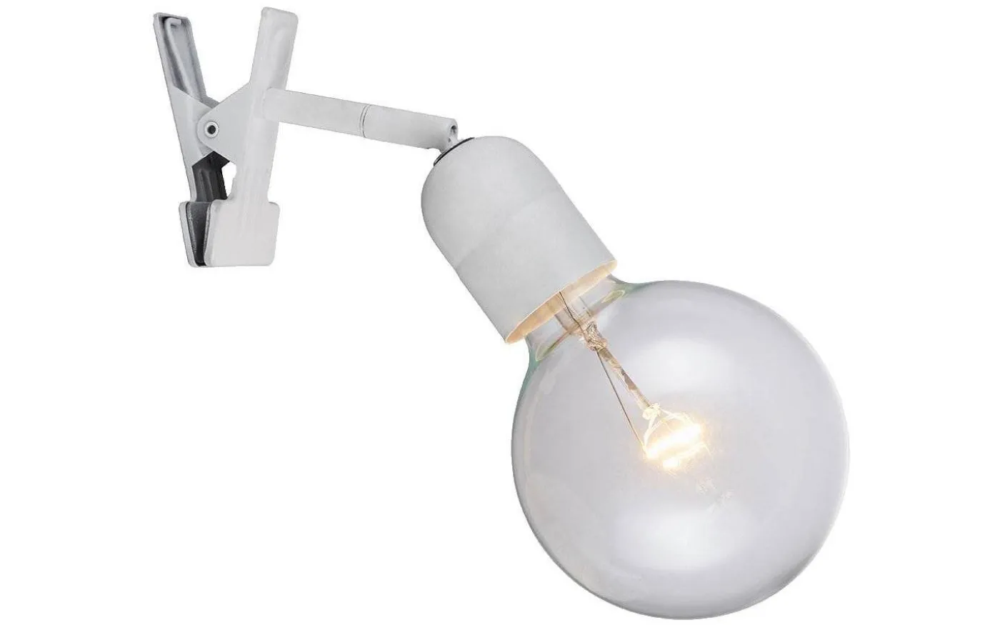 Elegance Klämlampa Vit