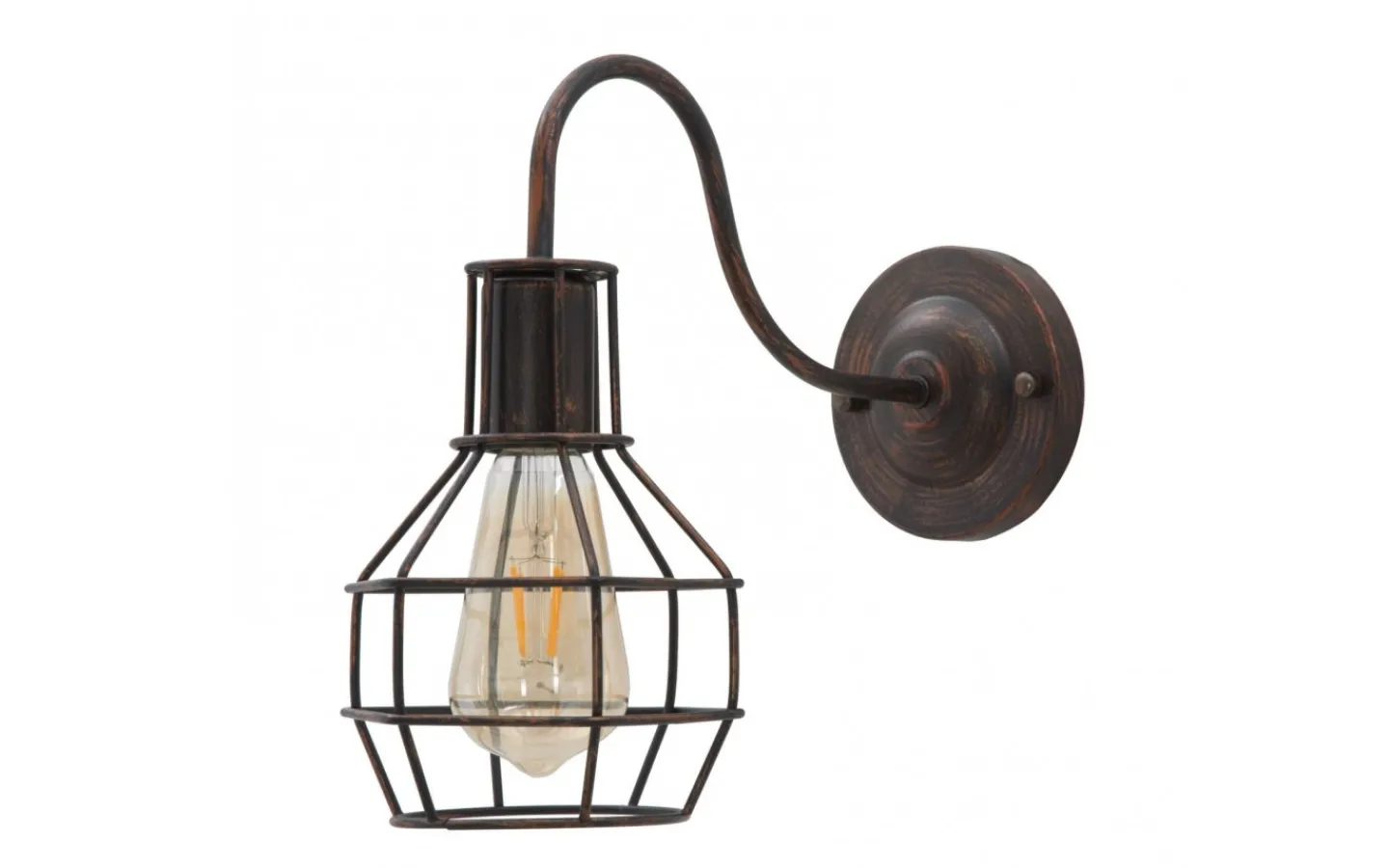 Mauro Ferretti Elegante Vägglampa 30cm Brun* Lampetter