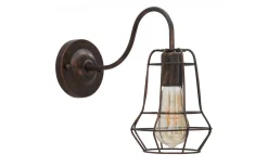 Lampetter<Mauro Ferretti Elegante Vägglampa 27,5cm Brun