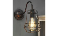 Lampetter<Mauro Ferretti Elegante Vägglampa 27,5cm Brun