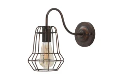 Lampetter<Mauro Ferretti Elegante Vägglampa 27,5cm Brun