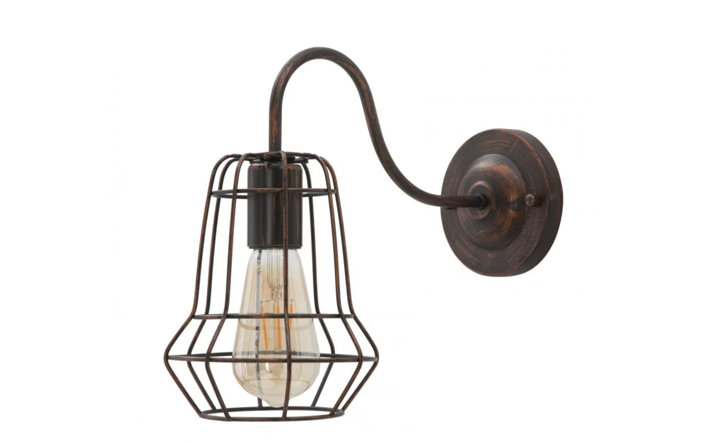 Lampetter<Mauro Ferretti Elegante Vägglampa 27,5cm Brun