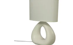 Aneta Eleni Bordslampa 35cm Naturvit* Bordslampor
