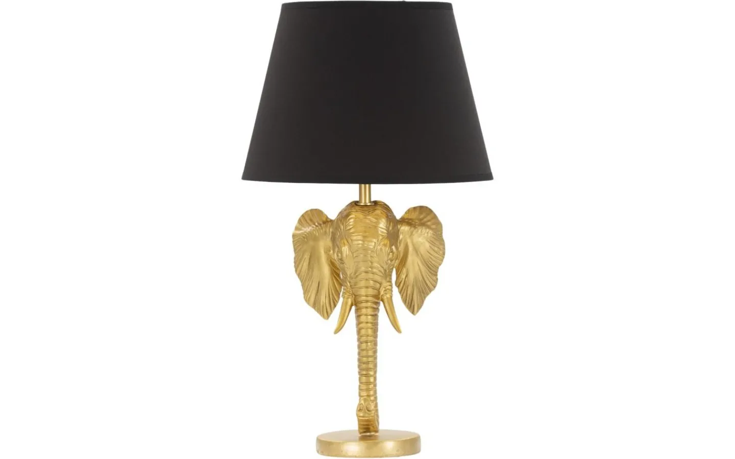 Mauro Ferretti Elephant Bordslampa Elefant 59cm Guld/Svart* Bordslampor