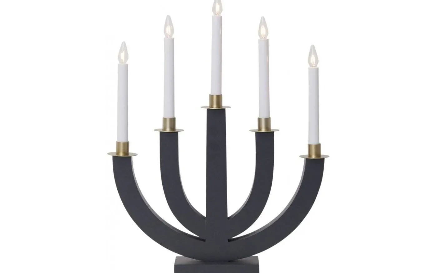 Eli Adventsljusstake Mörkgrå 47cm