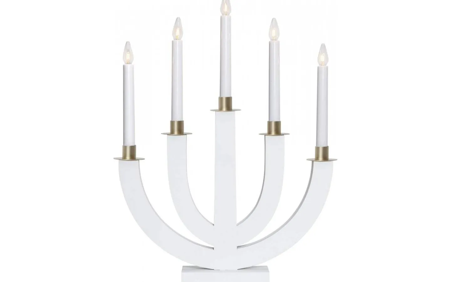 Star Trading Eli Adventsljusstake Vit 47cm* Visa Alla Adventsljusstakar|Adventsljusstakar 31-60 Cm