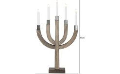 Star Trading Elias Adventsljusstake Brun 67cm* Visa Alla Adventsljusstakar|Adventsljusstakar 61-120 Cm