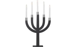 Elias Adventsljusstake Mörkgrå 67cm