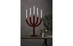 Star Trading Elias Adventsljusstake Röd 67cm* Visa Alla Adventsljusstakar|Adventsljusstakar 61-120 Cm