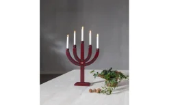 Star Trading Elias Tradition Adventsljusstake 67cm Röd* Visa Alla Adventsljusstakar|Adventsljusstakar 61-120 Cm