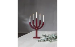 Star Trading Elias Tradition Adventsljusstake 67cm Röd* Visa Alla Adventsljusstakar|Adventsljusstakar 61-120 Cm