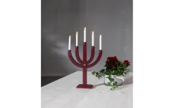 Star Trading Elias Tradition Adventsljusstake 67cm Röd* Visa Alla Adventsljusstakar|Adventsljusstakar 61-120 Cm