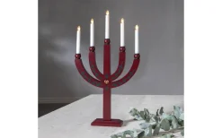 Star Trading Elias Tradition Adventsljusstake 67cm Röd* Visa Alla Adventsljusstakar|Adventsljusstakar 61-120 Cm