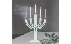 Visa Alla Adventsljusstakar|Adventsljusstakar 61-120 Cm<Star Trading Elias Tradition Ljusstake 67cm Vit