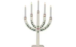 Visa Alla Adventsljusstakar|Adventsljusstakar 61-120 Cm<Star Trading Elias Tradition Ljusstake 67cm Vit