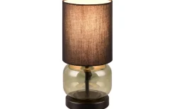 Trio Lighting Elio Bordslampa E27 matt svart/grön* Bordslampor