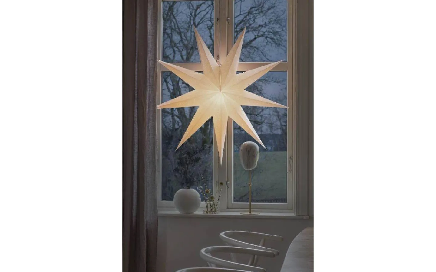 Konstsmide Elise Julstjärna 115cm Vit* Visa Alla Julstjärnor|Julstjärnor Med Sladd