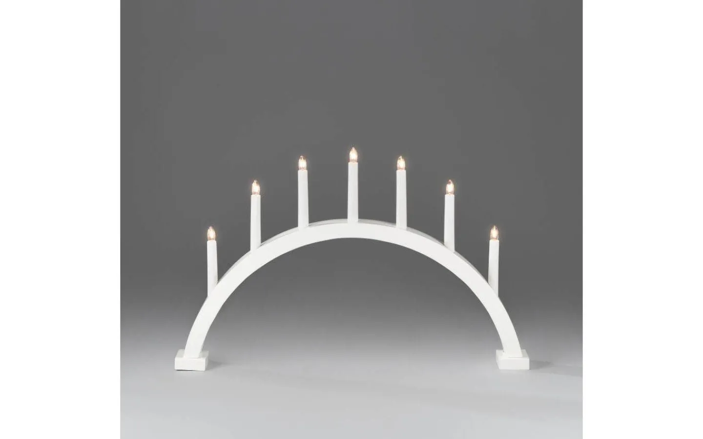 Konstsmide Eliza Adventsljusstake 7L 39cm Vit* Visa Alla Adventsljusstakar|Adventsljusstakar 31-60 Cm