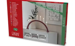 Visa Alla Adventsljusstakar|Adventsljusstakar 31-60 Cm<Konstsmide Eliza Adventsljusstake 7L 39cm Röd