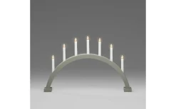 Eliza Adventsljusstake 7L 39cm Grå/Grön