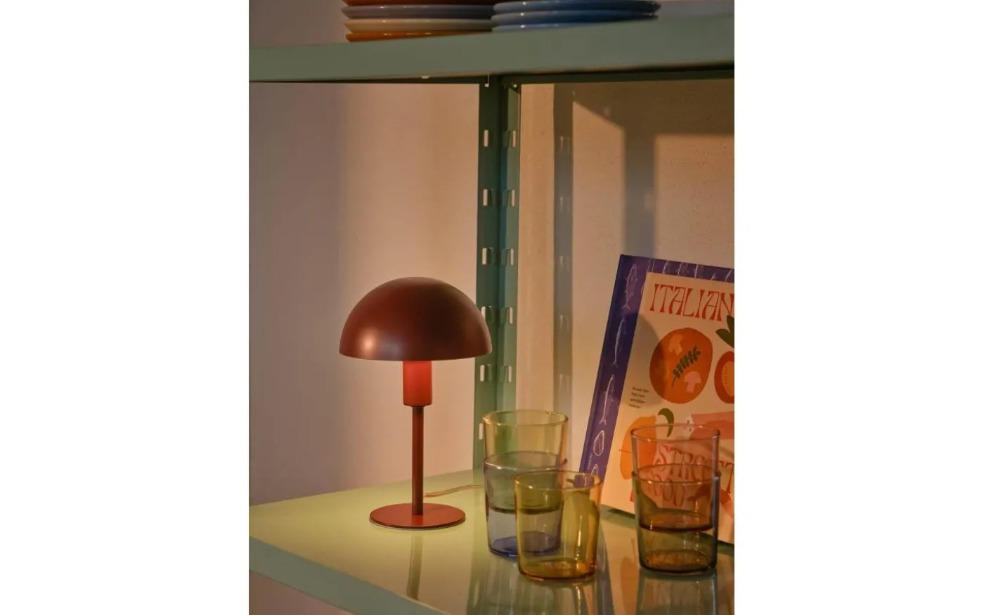 Ellen Mini Bordslampa 25cm Bordeaux