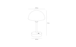 Uppladdningsbara Lampor Utomhus|Uppladdningsbara Lampor Utomhus<Nordlux Ellen To-Go Uppladdningsbar Lampa 25cm LED 3000K Olivgrön IP44