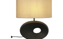 Ellipse Bordslampa 42cm Svart/Beige